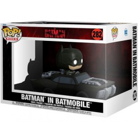 Batman in batmobile